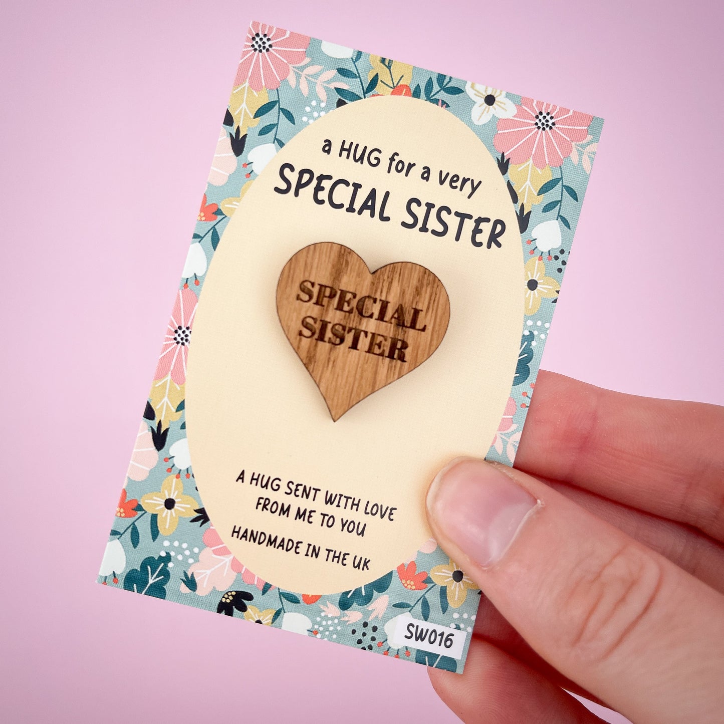 SALE - Special Sister - Pocket Hug Token - SW016