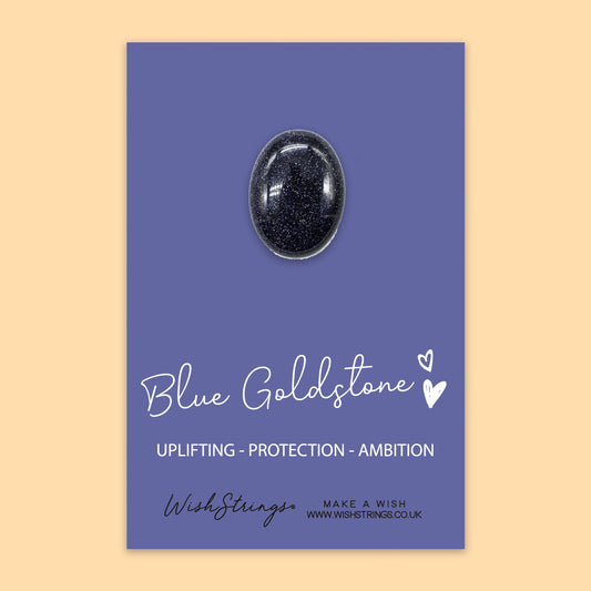 BLUE GOLDSTONE - Crystal Pocket Token