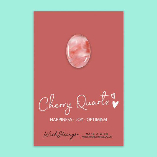 CHERRY QUARTZ - Crystal Pocket Token