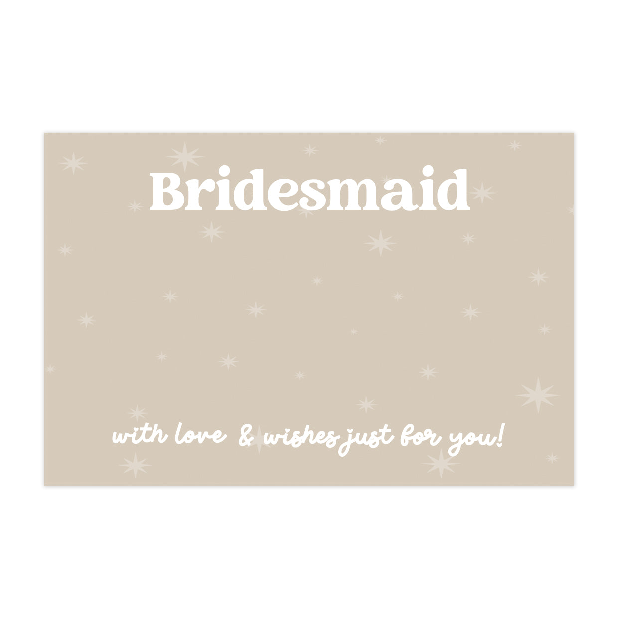 Bridesmaid