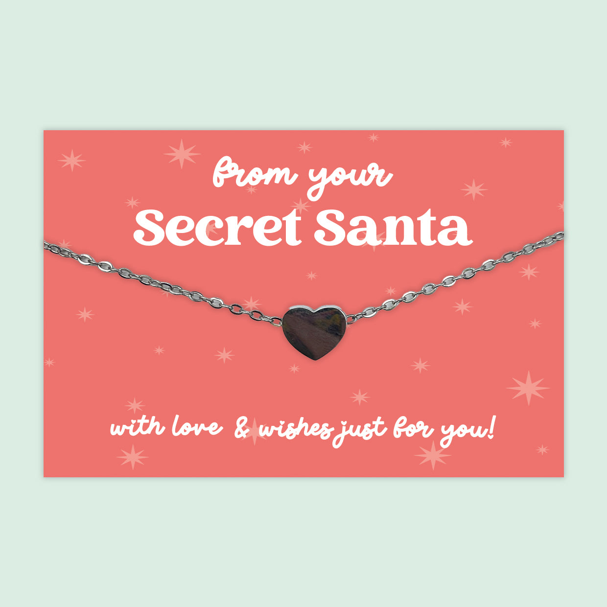 Little Wishes® Heart Necklaces - Choose Design | Stainless Steel Heart Pendant Necklace on Themed Gift Card | Choose Your Own Design | Sentimental Jewellery for All Occasions