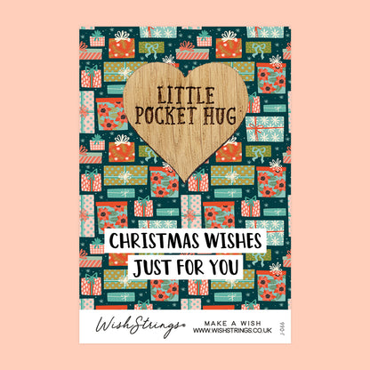 Christmas Wishes - Pocket Hug - Keepsake Token
