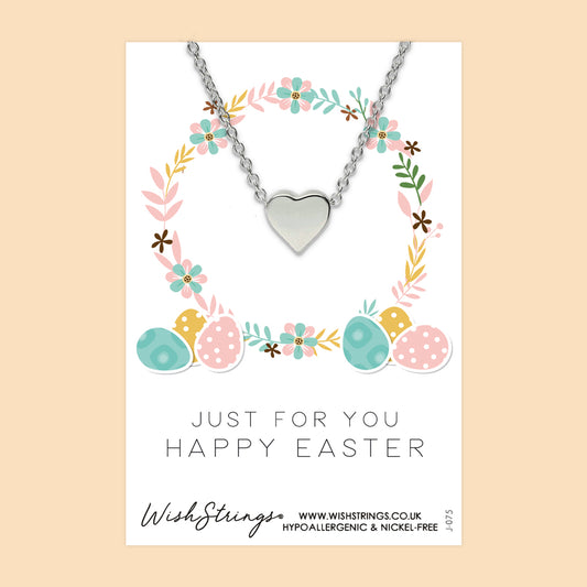 Just for you, Easter - Heart Necklace