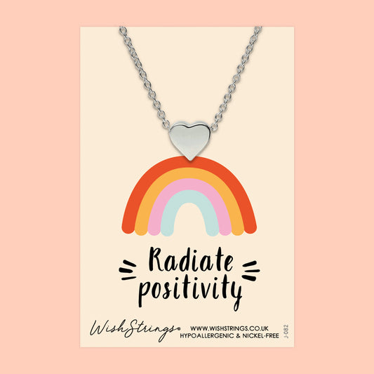 Radiate Positivity - Heart Necklace