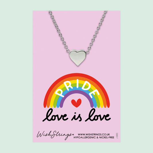Love is Love - Heart Necklace