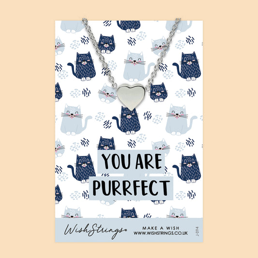 Purrfect - Heart Necklace