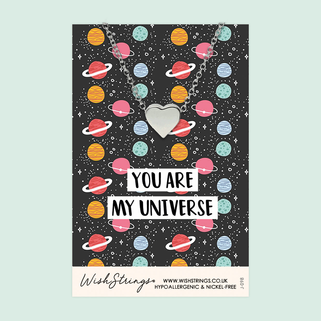 You are my Universe - Heart Necklace