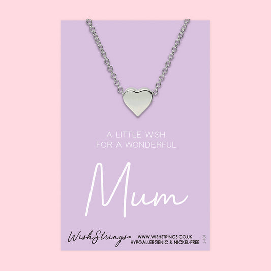 Mum - Heart Necklace