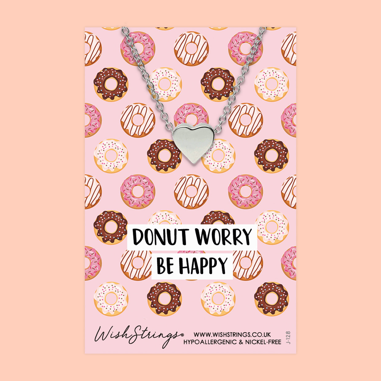 Donut Worry - Heart Necklace