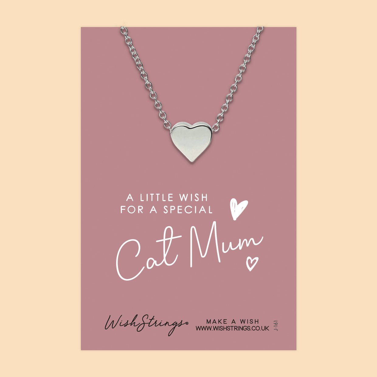 Cat Mum - Heart Necklace