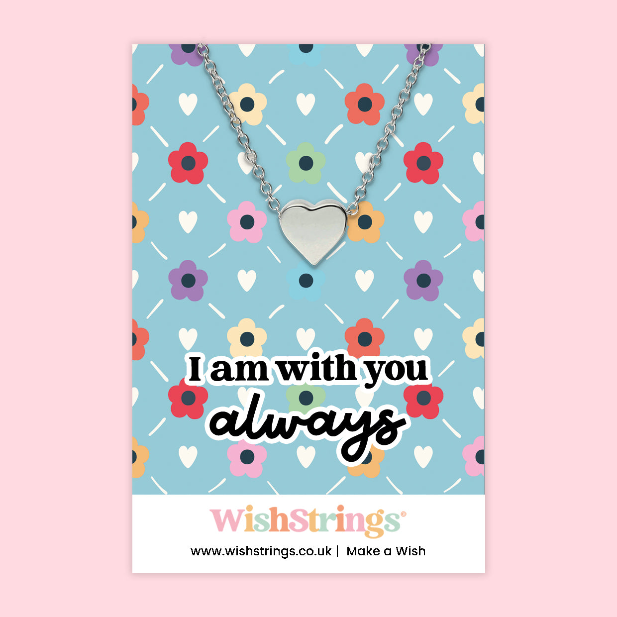 I Am With You Always - Heart Necklace