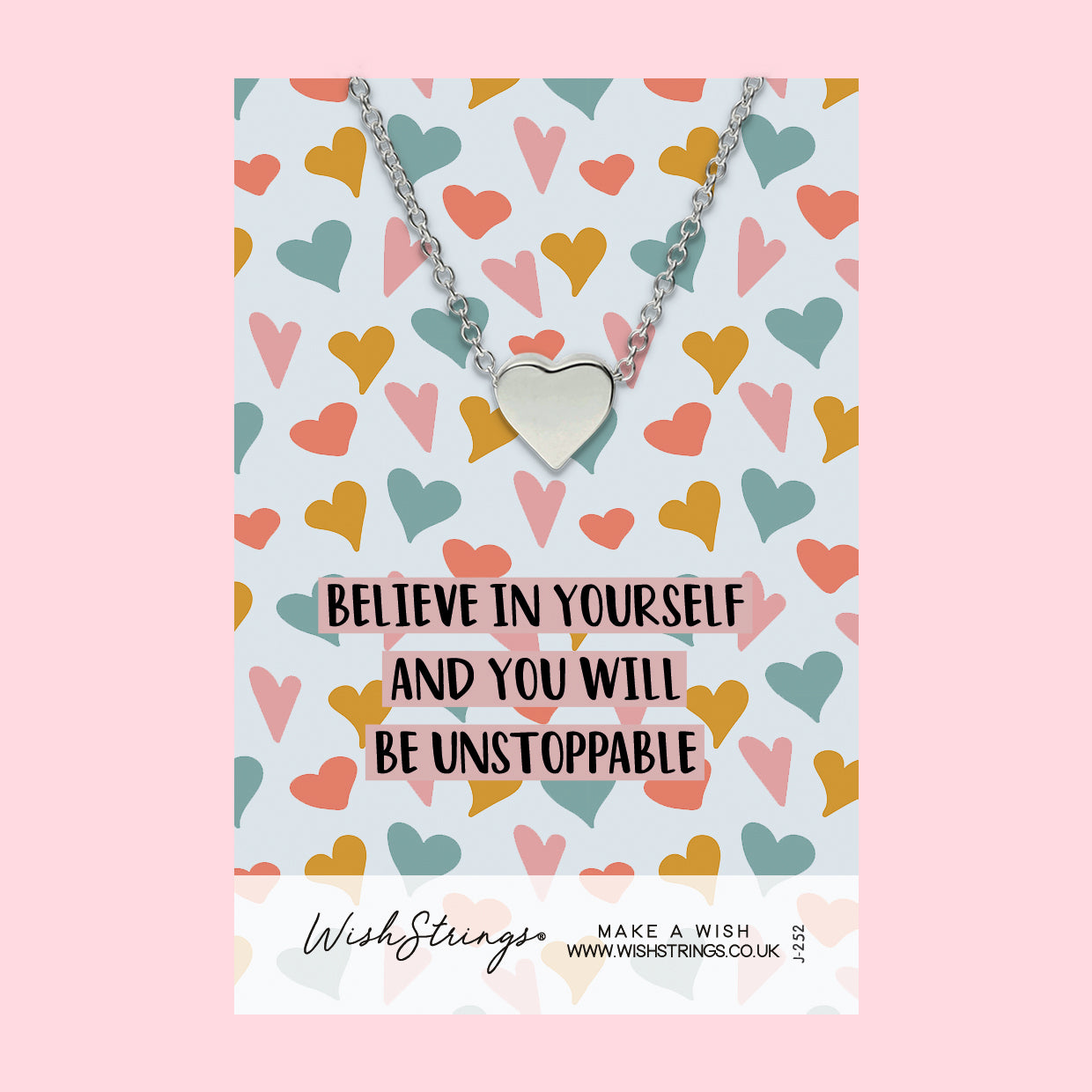 Believe in Yourself - Heart Necklace