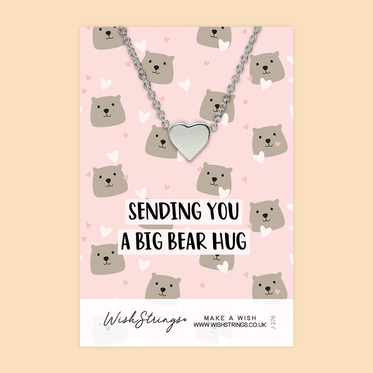 Big Bear Hug - Heart Necklace