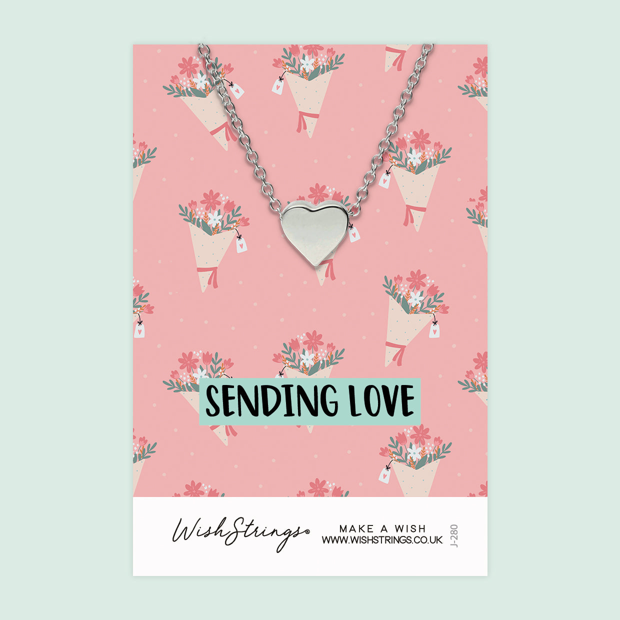 Sending Love - Heart Necklace