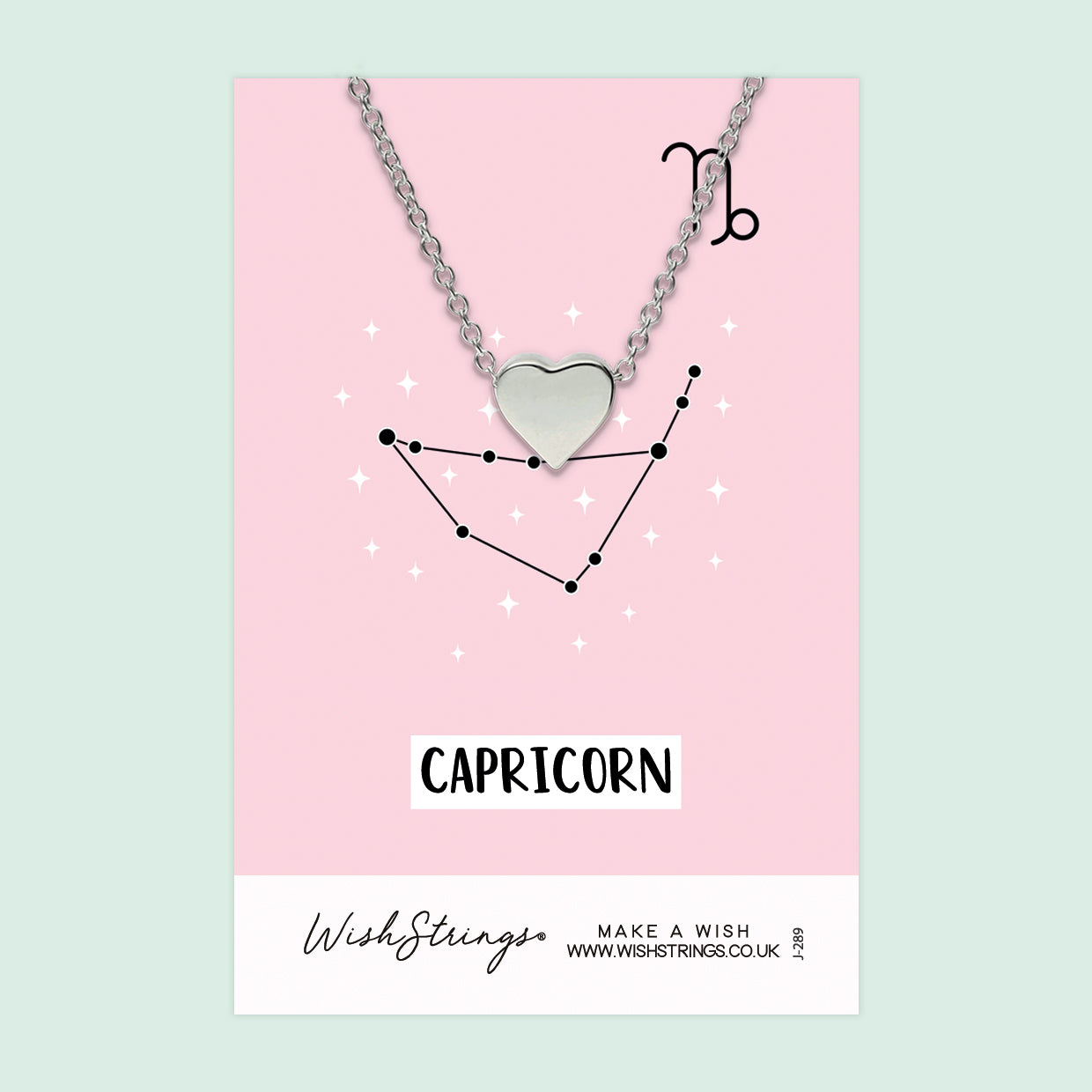 Capricorn, Star Sign Horoscope - Heart Necklace