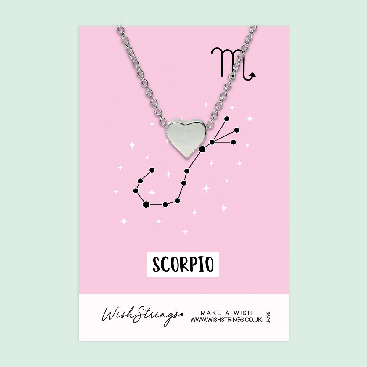 SCORPIO, Star Sign Horoscope - Heart Necklace