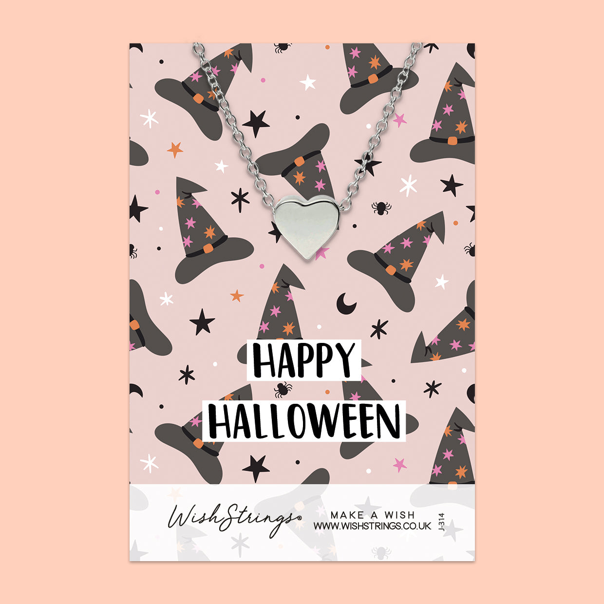 Happy Halloween - Heart Necklace