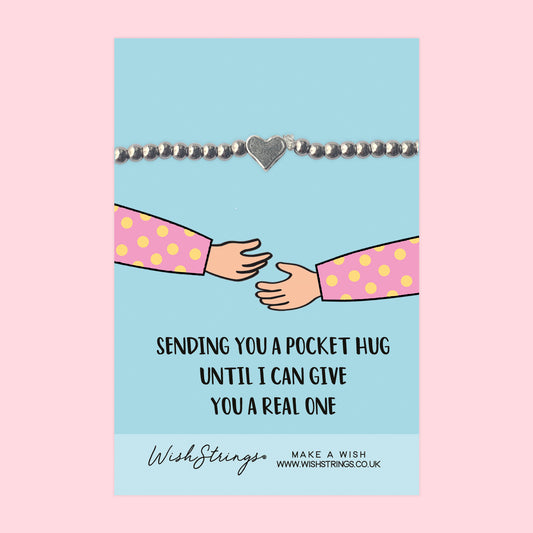 Sending Hugs  - Heart Stretch Bracelet