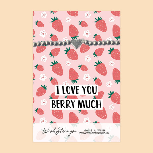 Love You Berry Much - Heart Stretch Bracelet