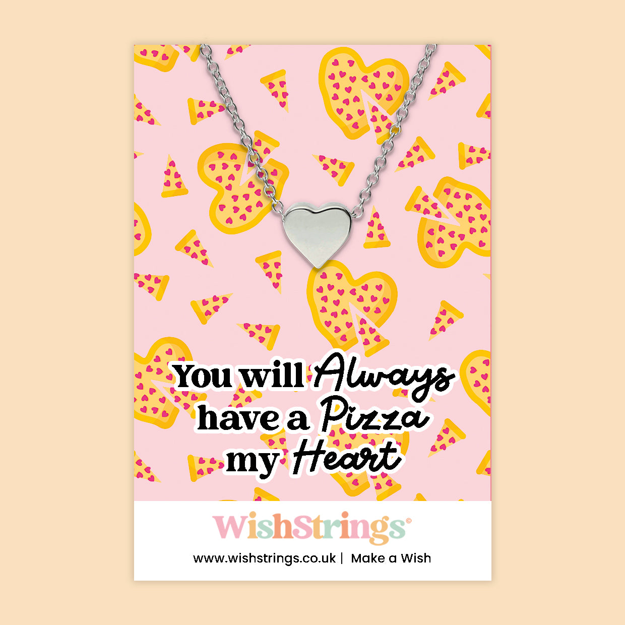Pizza My Heart - Heart Necklace
