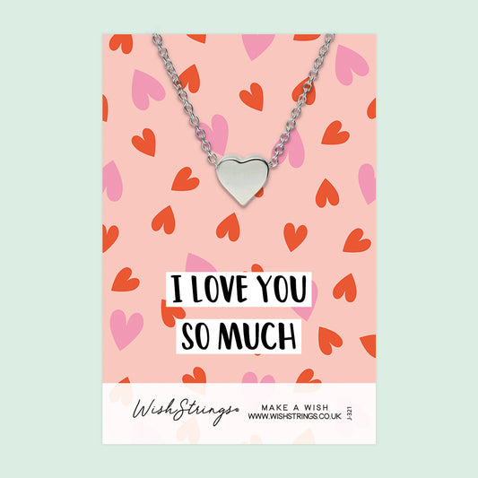 Love You - Heart Necklace