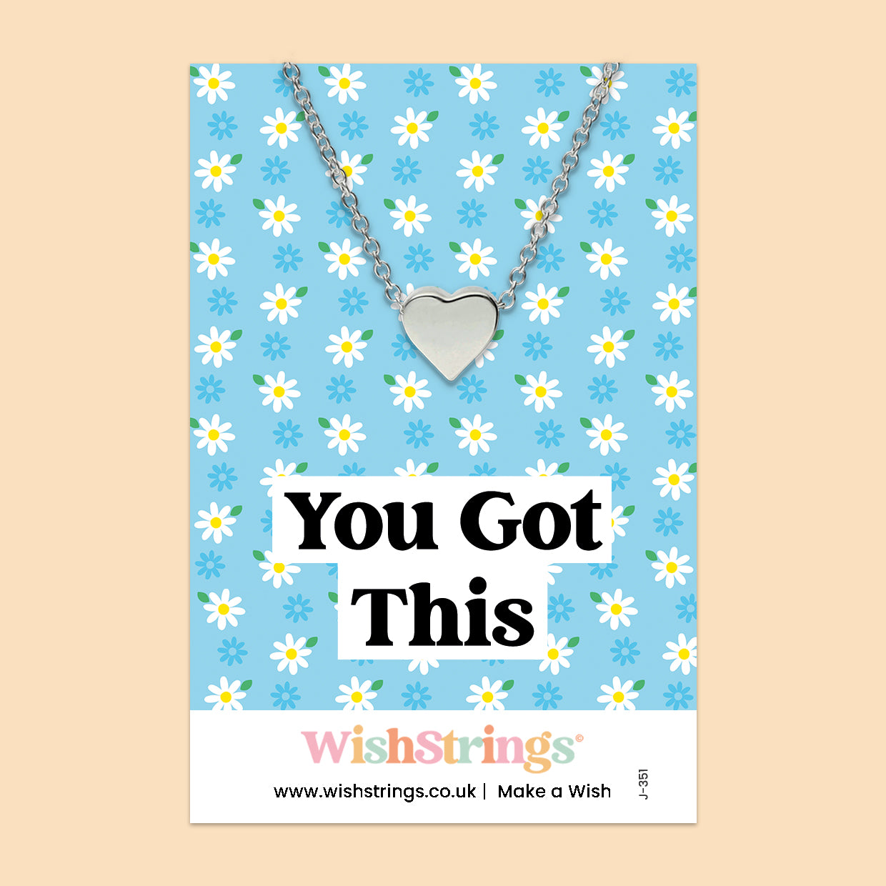You Got This - Heart Necklace