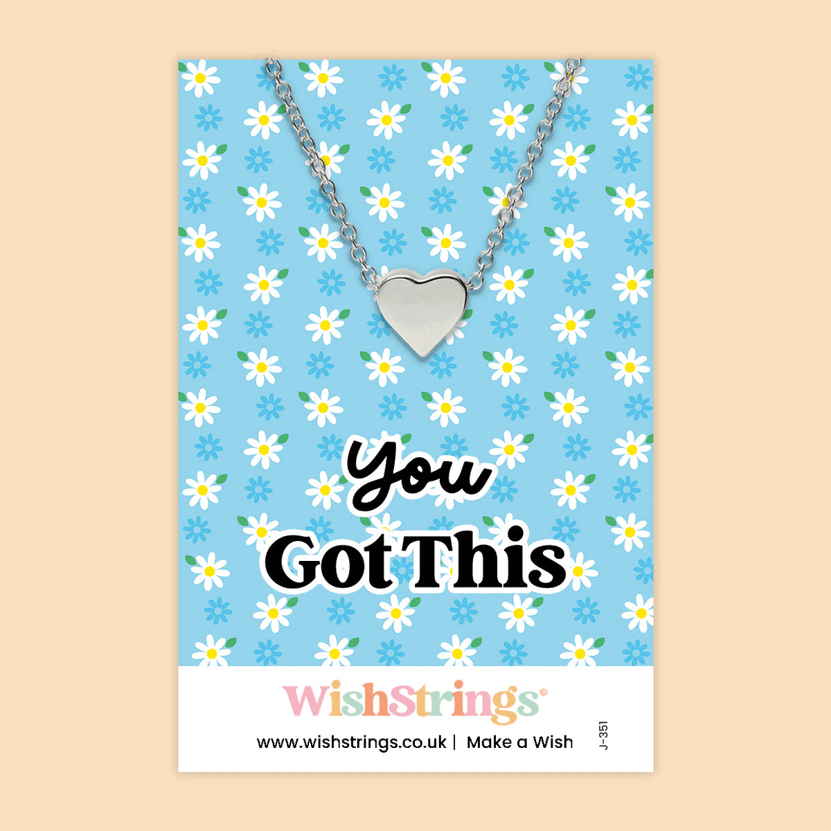 You Got This - Heart Necklace