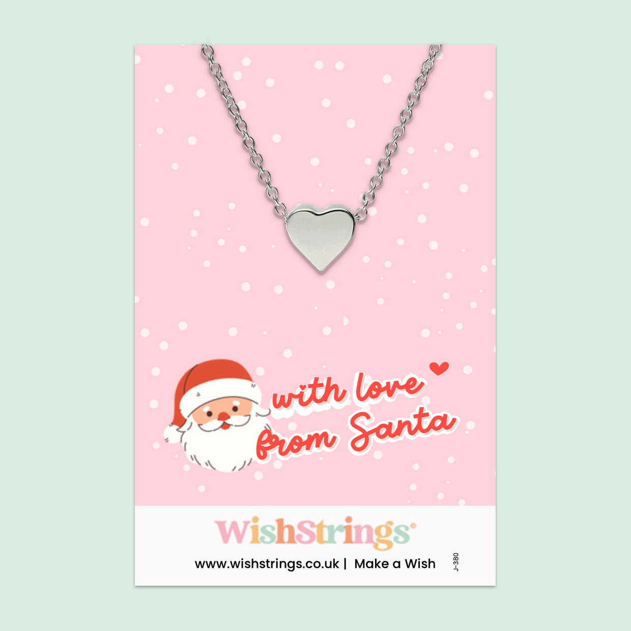 With Love From Santa - Heart Necklace