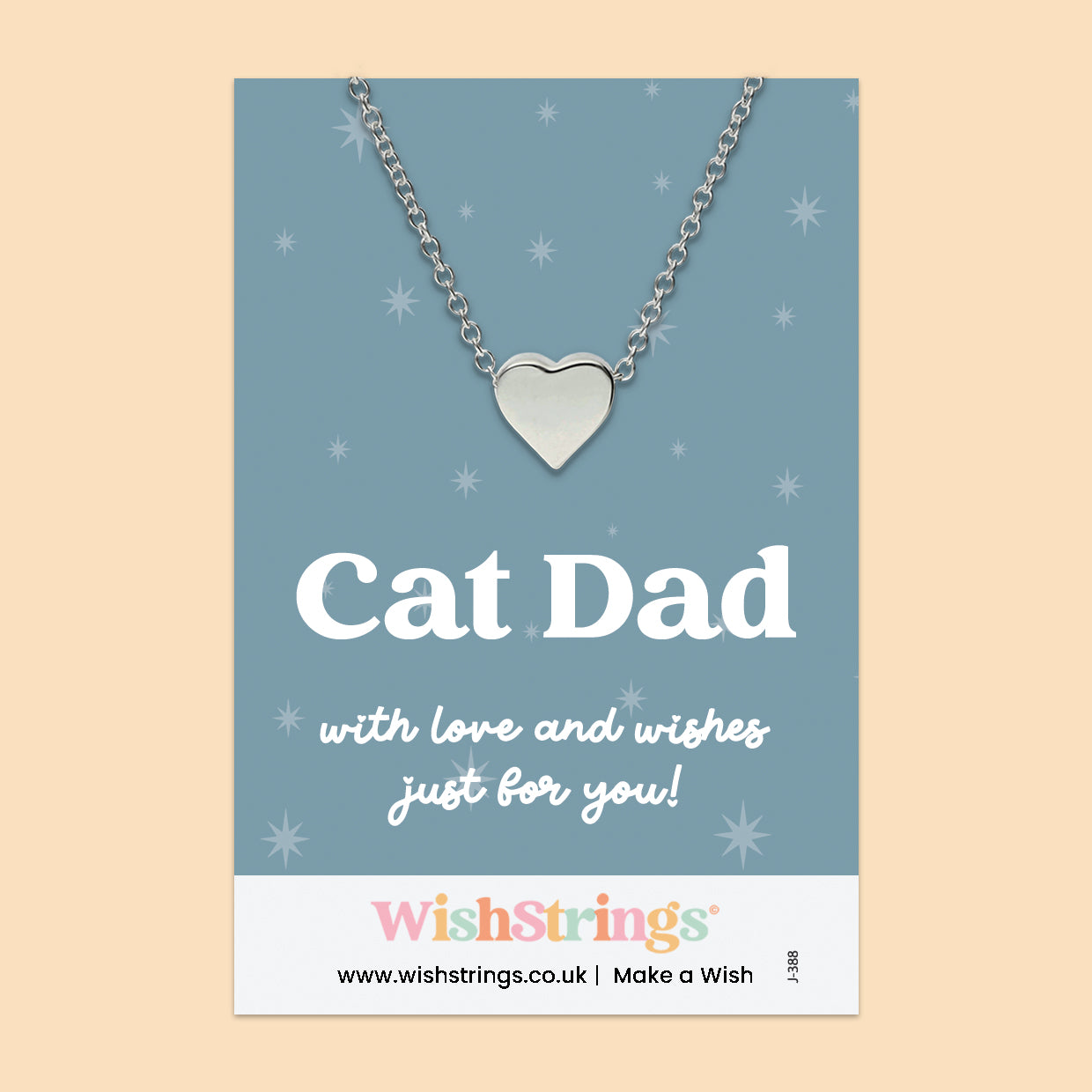 Cat Dad - Heart Necklace