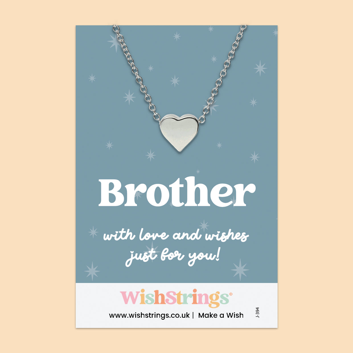 Brother - Heart Necklace