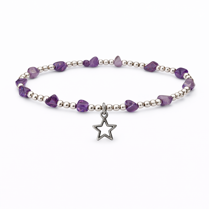 Star - Gemstone Beaded Bracelet