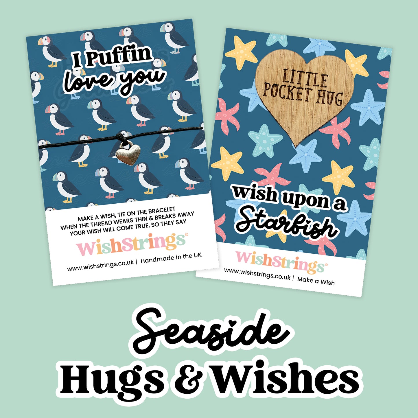 Seaside Collection – WishStrings & Pocket Hugs | Coastal Gifts & Seaside Souvenirs | Handmade Keepsakes