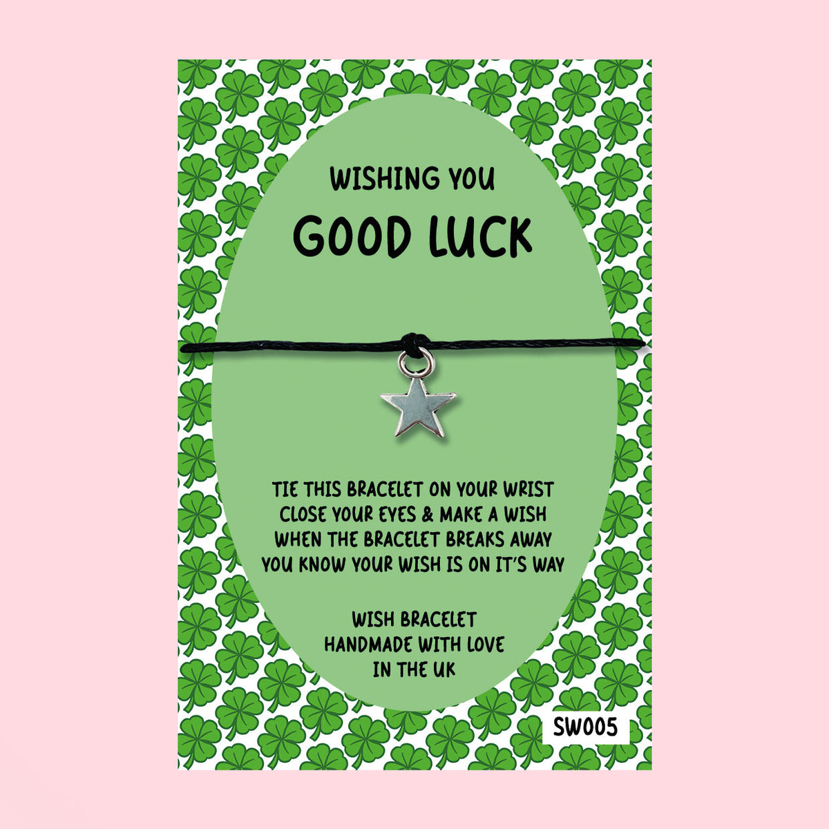 SALE - Good Luck - Wish Bracelet - SW005