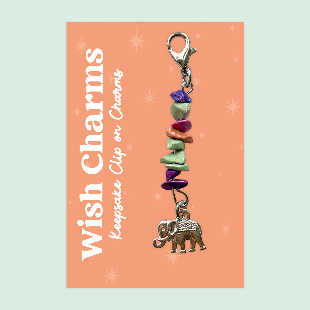 Wish Charm Collection – Keepsake Clip-On Charms | Handmade Lucky Tokens with Inspiring Quotes | Thoughtful Gifts & Everyday Positivity