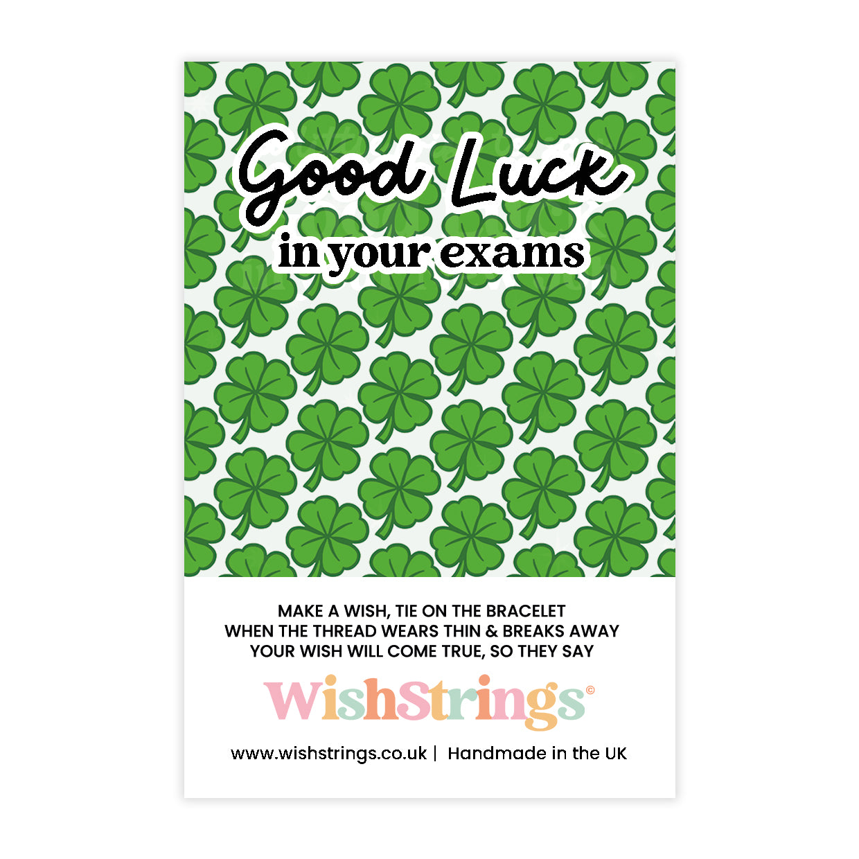 Good Luck in your Exams