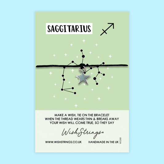 SAGGITARIUS, Star Sign - WishStrings Wish Bracelet - WS268★