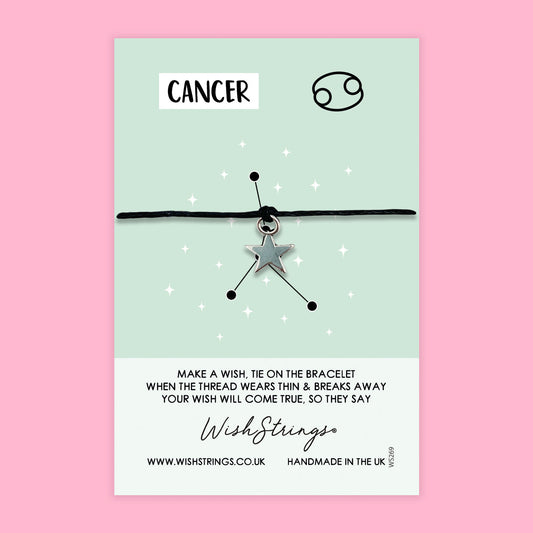 CANCER, Star Sign - WishStrings Wish Bracelet - WS269★