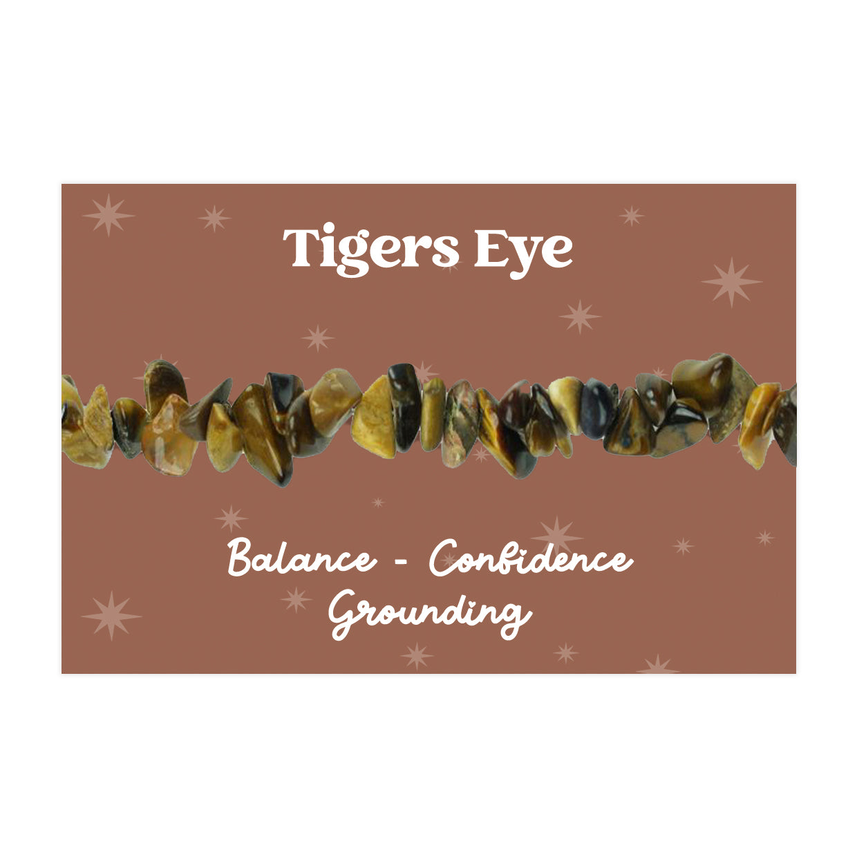 Tigers Eye Healing Gemstone Bracelet | Beaded Stretch Bracelet for Balance, Confidence & Protection | Gift for Men & Women
