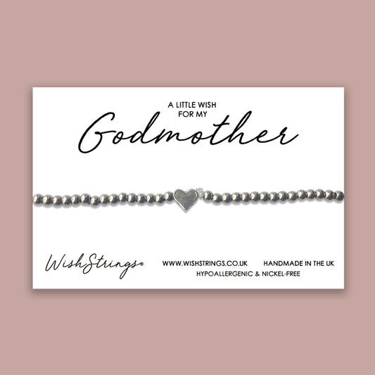 Godmother - Heart Stretch Bracelet