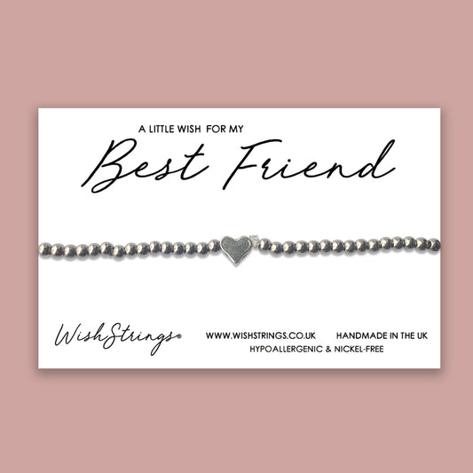 Best Friend - Heart Stretch Bracelet