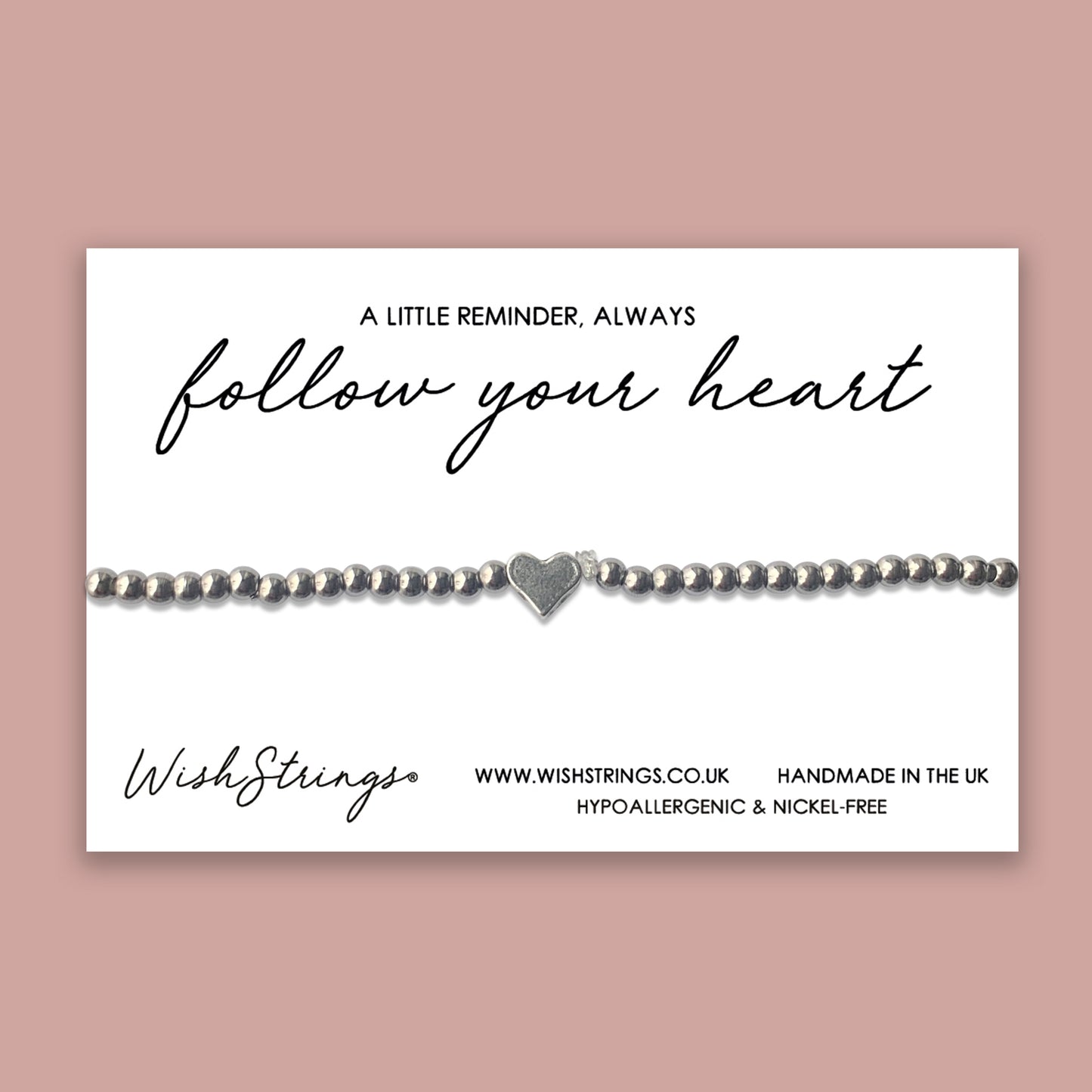 Follow Your Heart - Heart Stretch Bracelet