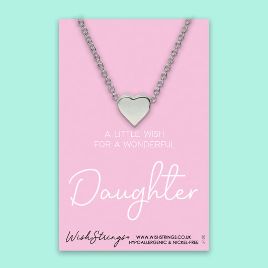 Daughter - Heart Necklace
