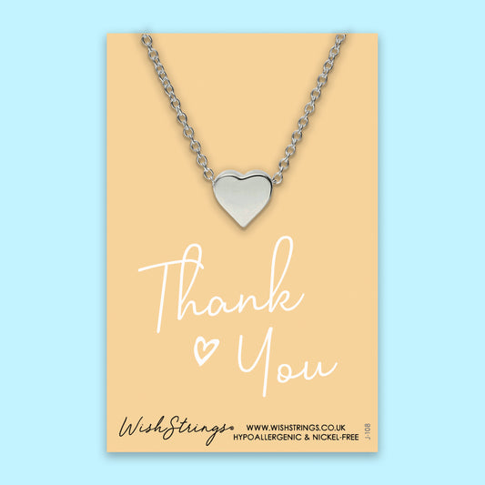 Thank You - Heart Necklace