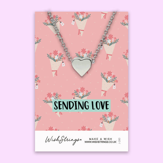 Sending Love - Heart Necklace
