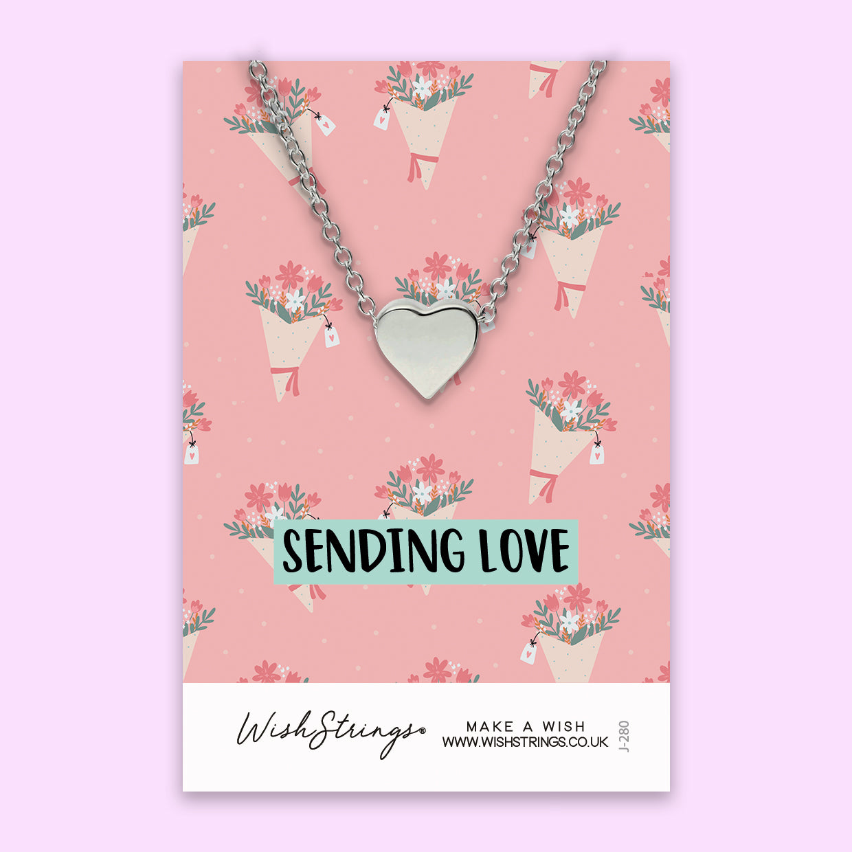 Sending Love - Heart Necklace
