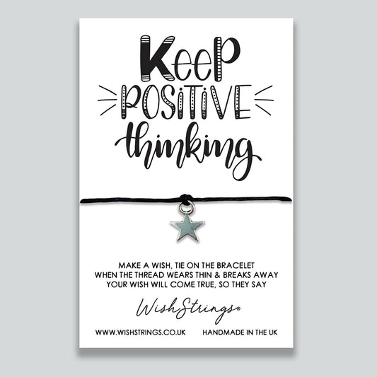 Keep Positive Thinking - WishStrings Wish Bracelet