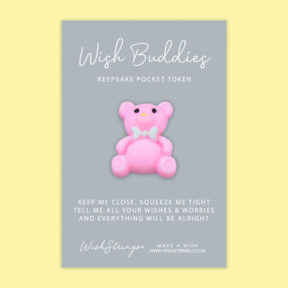 Teddy Bear - WishBuddies - Pocket Hug Token (WB003)