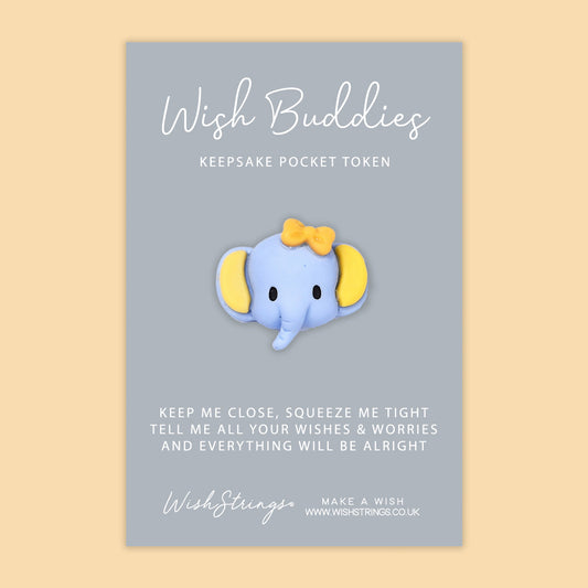 Elephant - WishBuddies - Pocket Hug Token (WB005)
