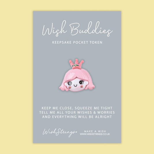 Princess - WishBuddies - Pocket Hug Token (WB008)