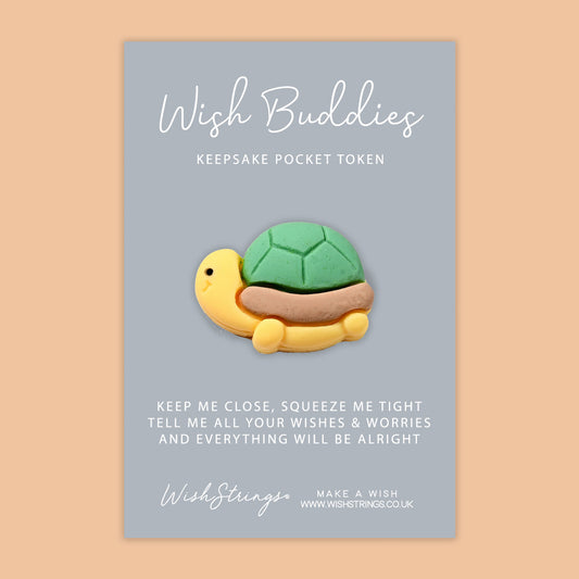 Turtle - WishBuddies - Pocket Hug Token (WB009)